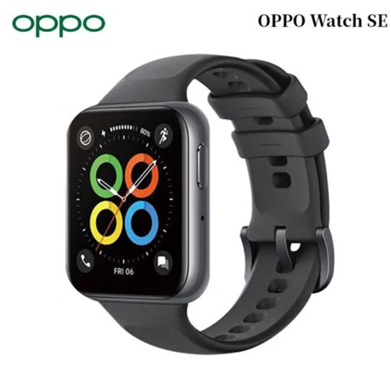 OPPO Watch SE SmartWatch 1.75 AMOLED Screen  4100 Blood Oxygen Hear Rate Sensor Watch 400mA Battery GPS men Watch for Android