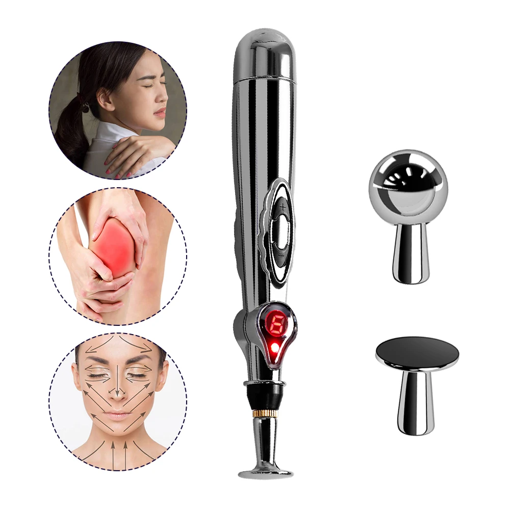 Electronic acupuncture and moxibustion Pen Meridian Electric Pulse TENS Machine Massage Pen Muscle Stimulator Massage Therapy