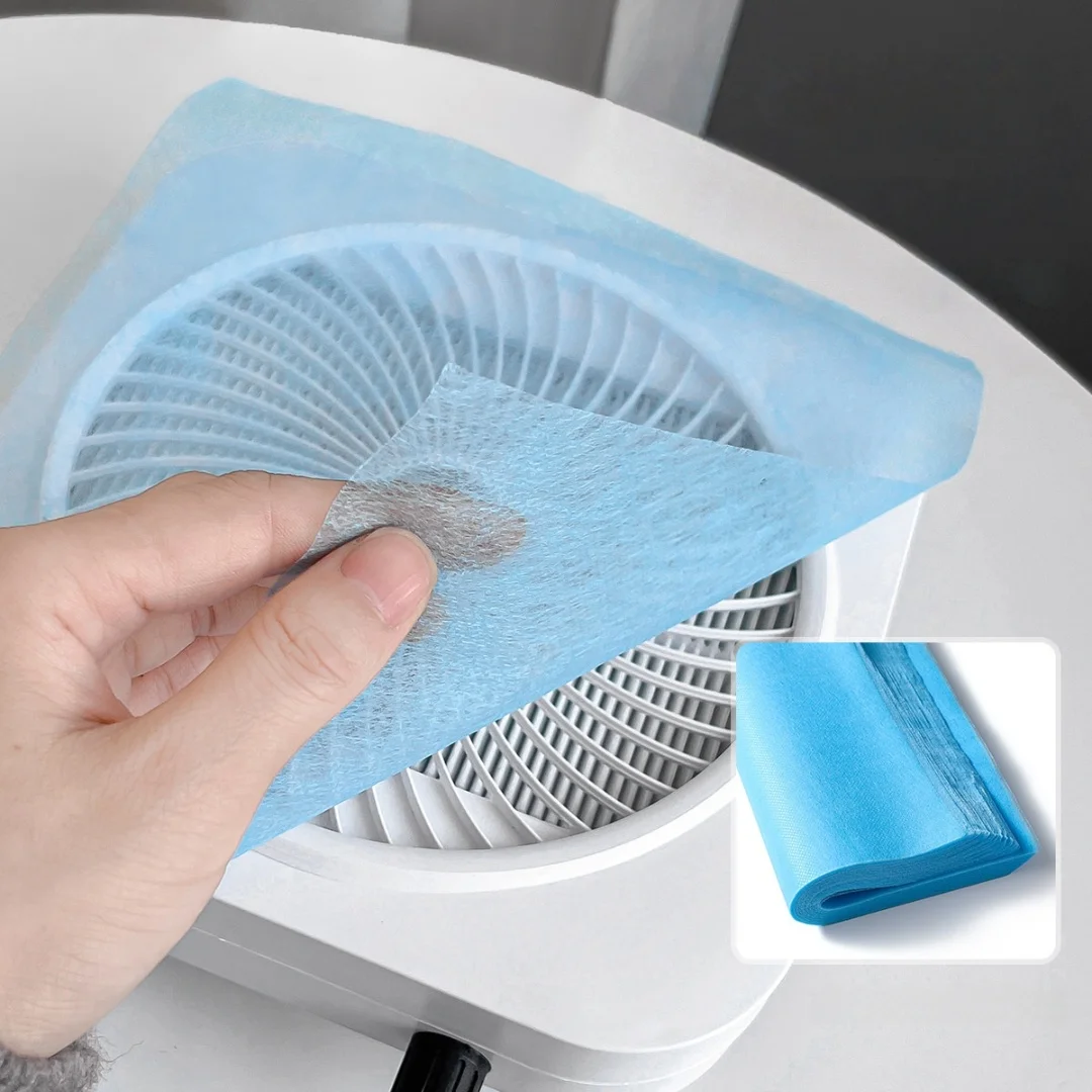 100 قطعة مسمار الفن فراغ تصفية القطن الغبار عزل ورق فلتر مكنسة كهربائية تصفية شاشة مكنسة كهربائية أدوات تنظيف #3