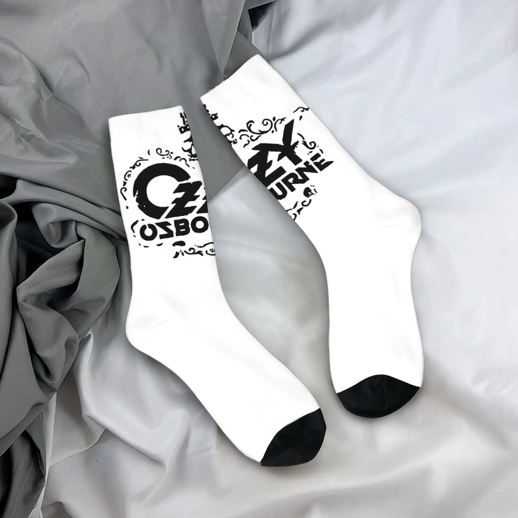

Мужские носки Ozzys Osbornes, винтажные чулки с полосками, весенние мягкие носки в стиле Харадзюку, дизайнерские противоскользящие носки для бега