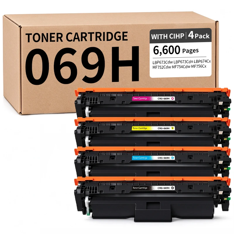 CRG-069 CRG069 069H Toner Cartridge Compatible For Canon i-SENSYS LBP673Cdw LBP673Cdn LBP674Cx MF752Cdw MF754Cdw MF756Cx Printer