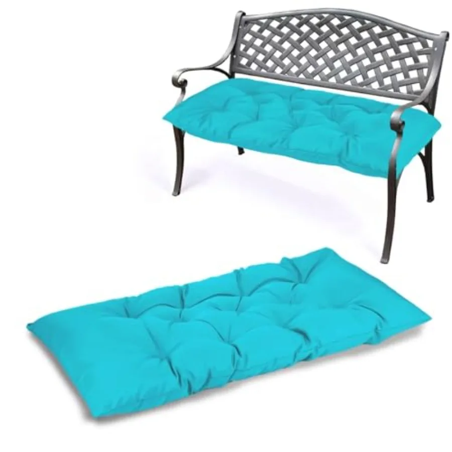 Waterproof Indoor/Outdoor Garden Bench Seat CushionsThicken Patio Bench Soft Rocking Chairs Pad Lounger Seat for Wicker Lovesea