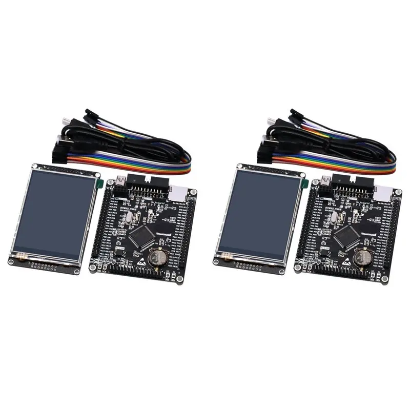 

Плата разработки AS62 2X STM32F407VET6 Cortex-STM32, минимальная системная плата для обучения + 3,2-дюймовый ЖК-экран TFT