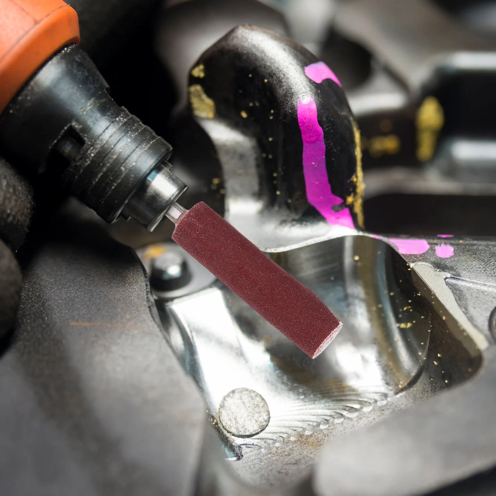 

3Pcs Sanding Drum Cylinder Head Porting Kit 120 Grit Sandpaper Roller Bar Sticks Portable Rotary Tool Sanding Kit