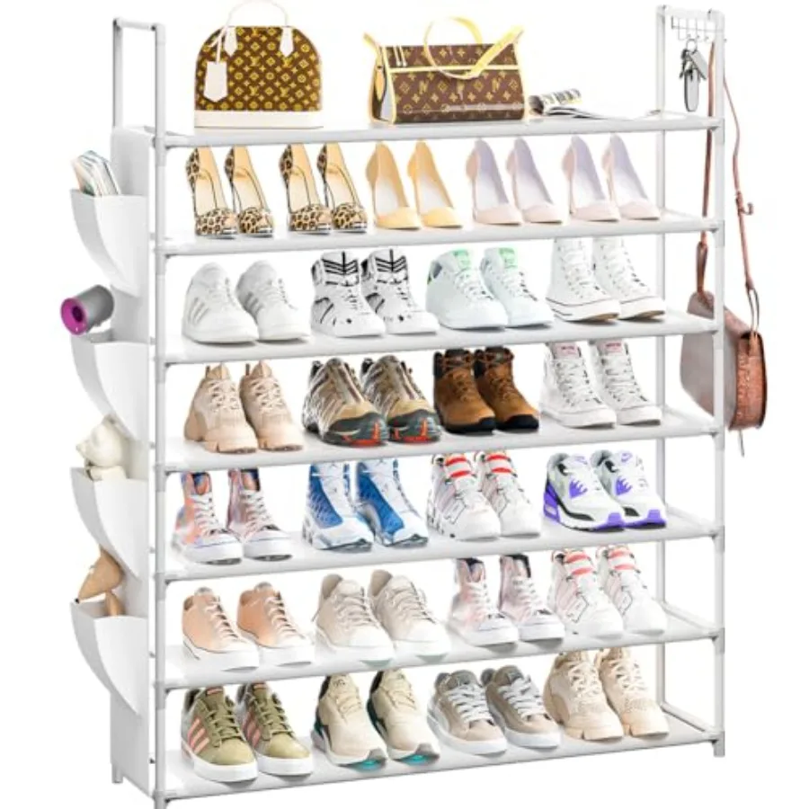 

Shoe Rack Shoe Organizer Shoe Storage 2-3Pairs Shoe Rack for Closet Shoe Rack Organizer Entryway Shoe Holder Space Saving Shoe