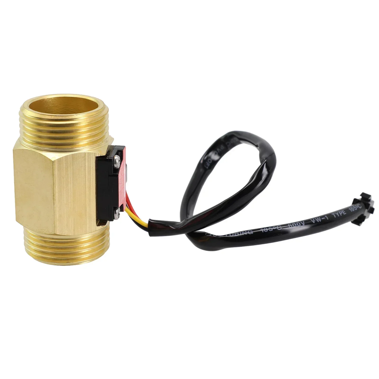 Practical To Use Practical Stream Sensor Water YF-B10 13mm Thread Brass Stream 2-50L/min Stream Meter DC3.5~24V