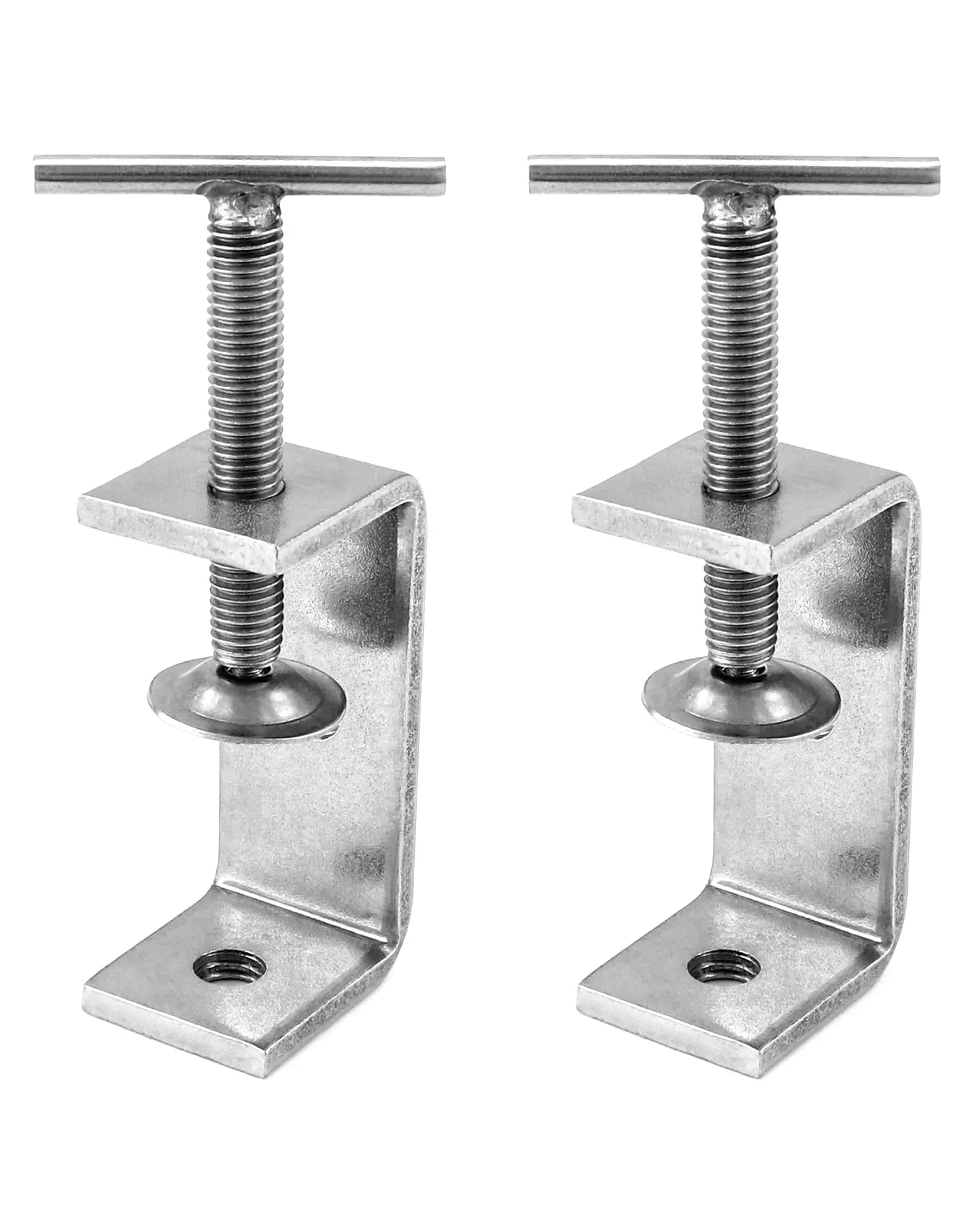 1Pcs 304 Stainless Steel C Clamp 20mm~130mm Tiger Clamp Heavy Duty C-clamp for Home Improvement and Automotive Repair Hand Twist