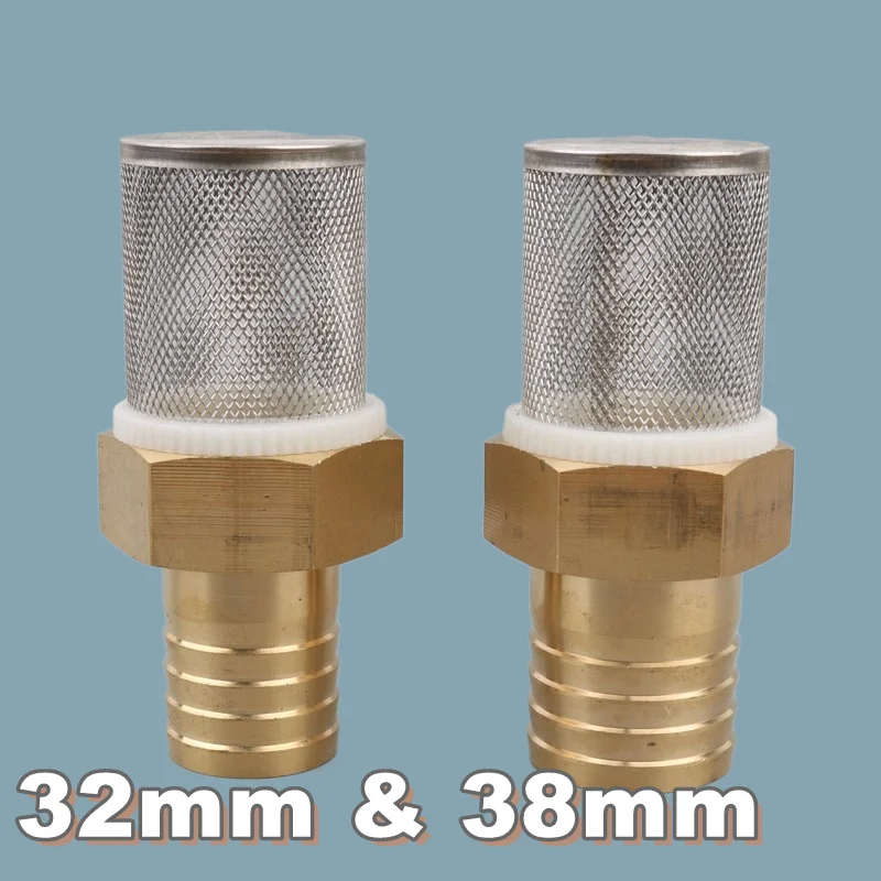 1pc 32 38mm Tube Water Filter Strainer Sprayer Car Wash Pump Filter Graden Irrigation Hose Net Stainless Steel Mesh Filter