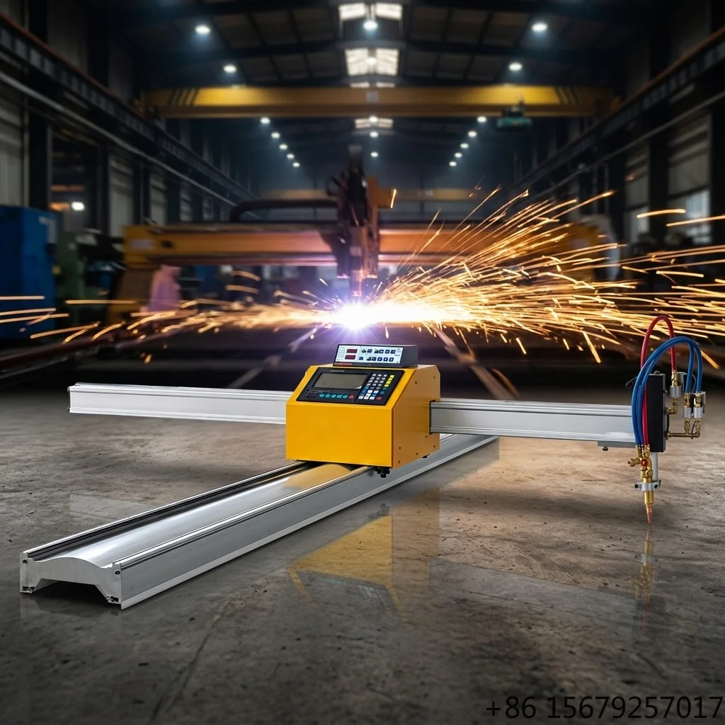 Good Quality Portable Single Guide Rail CNC Plasma Cutting Machine for Metal Steel Plate Cutting