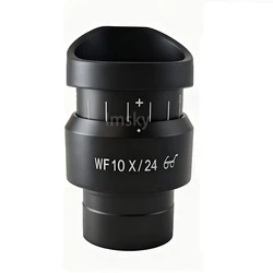Adjustable Diopter Eyepiece WF10X VOF 22mm 23mm 24mm High Eye-point FMC Optical Lens for Stereo Microscope 30mm Mounting Size