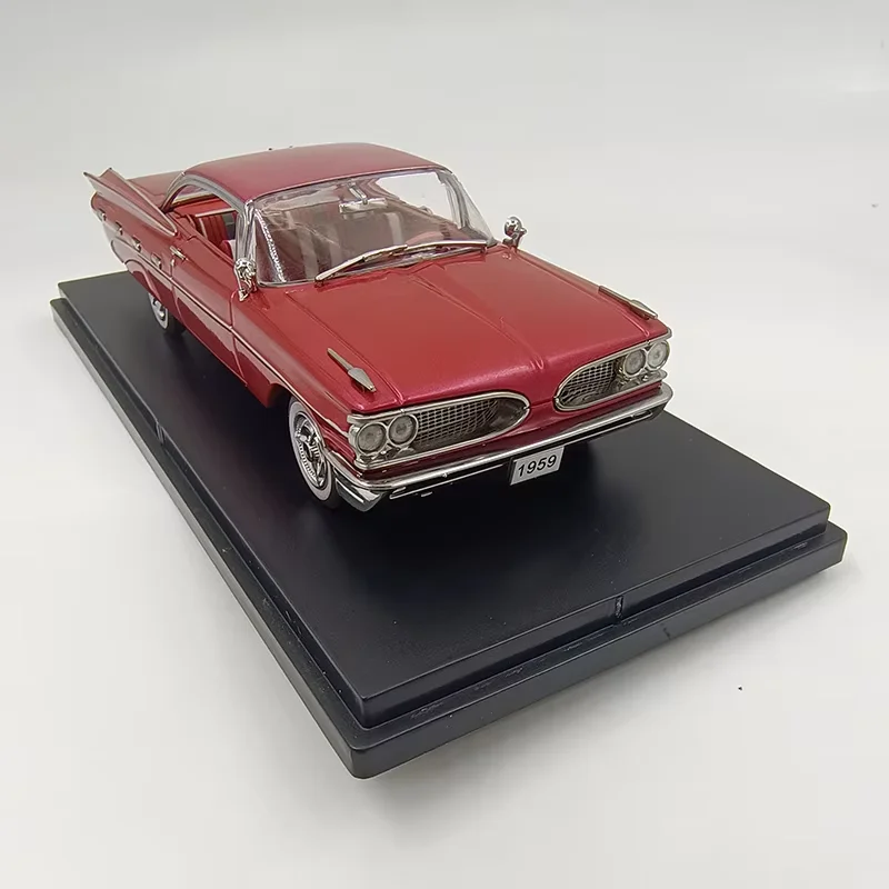 Diecast 1:43 Scale 1959 Bonneville Alloy Classic Retro Car Model Finished Product Simulation Toy Collection Gift Static Model