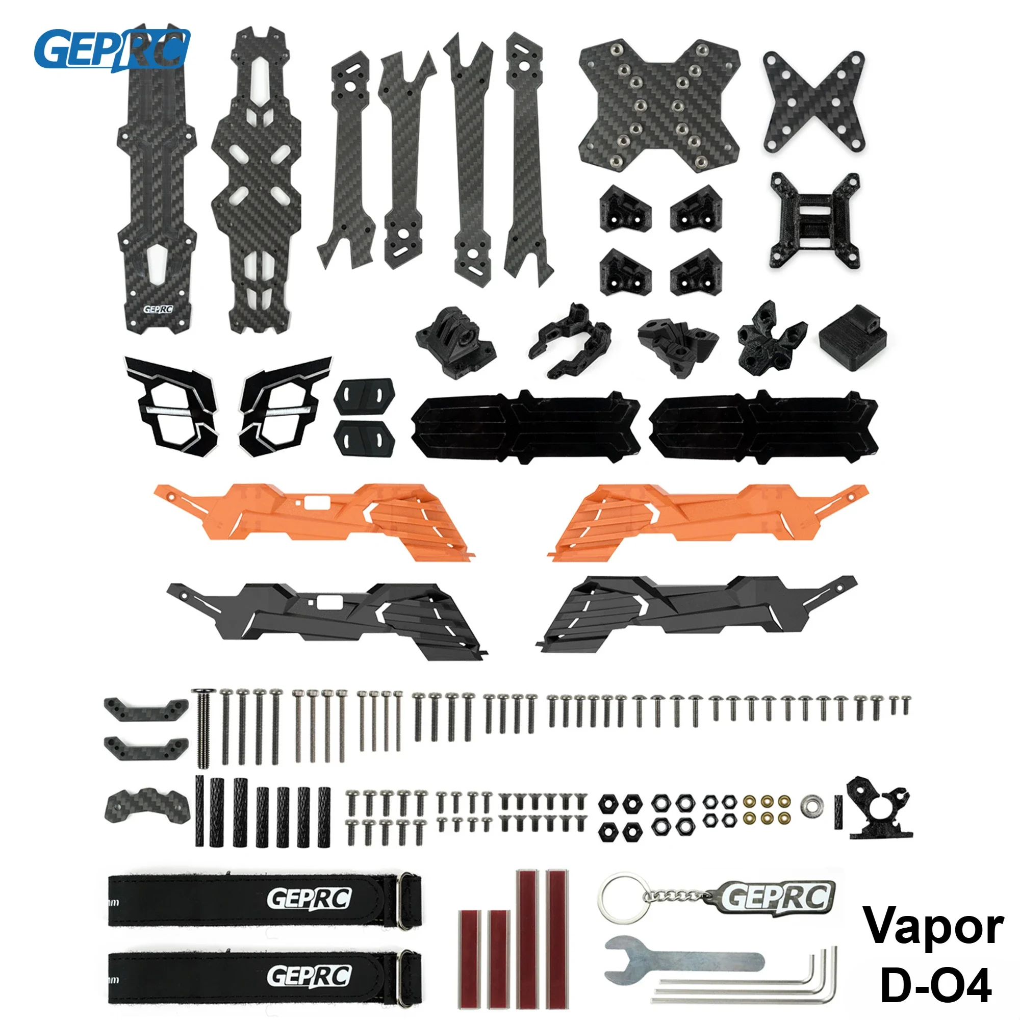 GEPRC GEP-Vapor-D O4 Frame Parts Suitable Vapor Drone