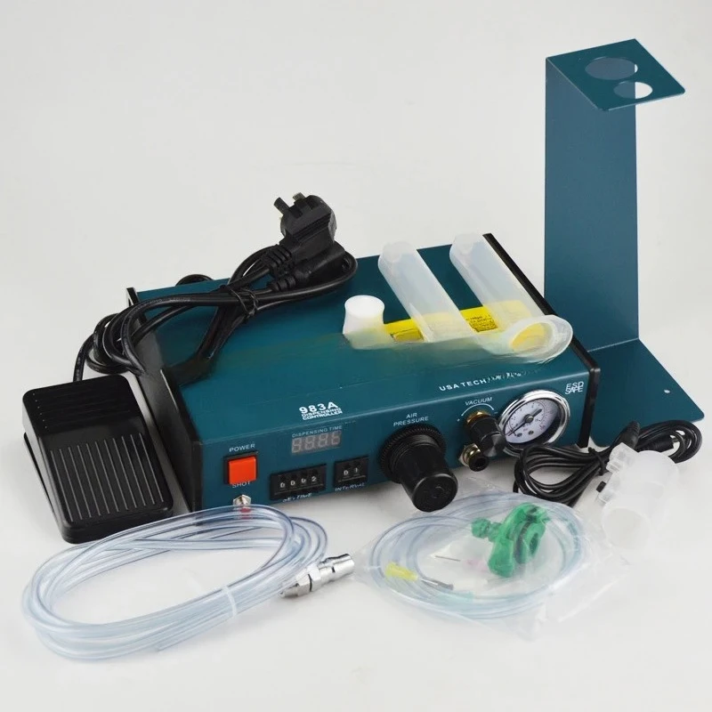 High Precision Foot Operated Manual Glue Dispenser Liquid Control Dripping Machine