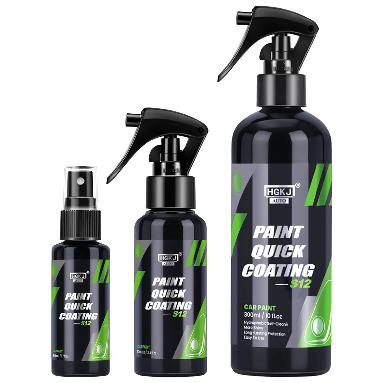 Cars Ceramic Coating Spray Quick Coat Anti Scratch Long-Lasting Protection