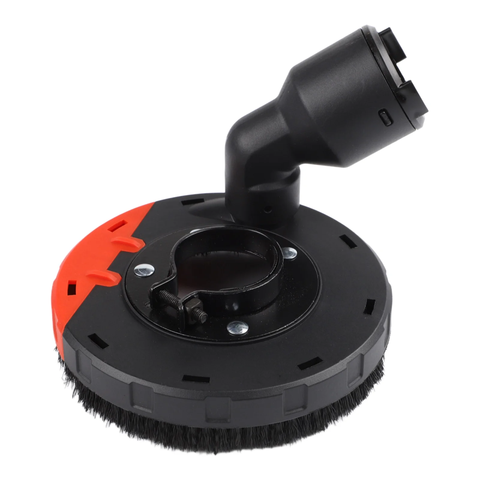 Black Dust Collection Cover Angle Grinder Dust Cover Woodworking Tool Vacuum Cleaner Compatible Brush Ring Design