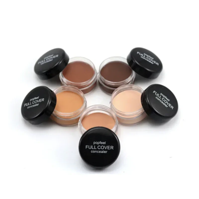 Popfeel Correttore a copertura totale Nascondi imperfezioni Trucco cremoso Viso Labbra Occhi Fondotinta Trucco Contouring Corretivo Maquiagem Make up
