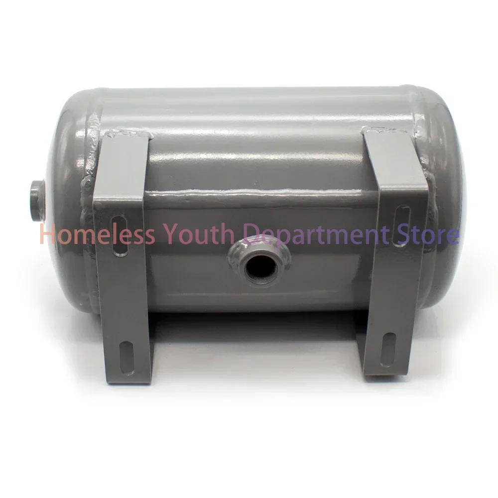 5L أفقي الكربون الصلب خزان الهواء ضاغط الهواء مضخة الهواء خزان الضغط فراغ تخزين اسطوانة مع مقياس الضغط