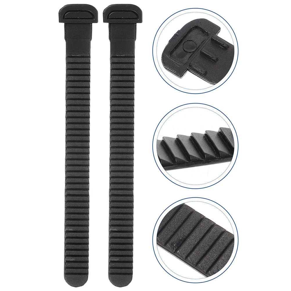 4 Pcs Speed ​​skating Straps Plastic Skate Buckle Replaceable Professional Roller Pvc Buckles