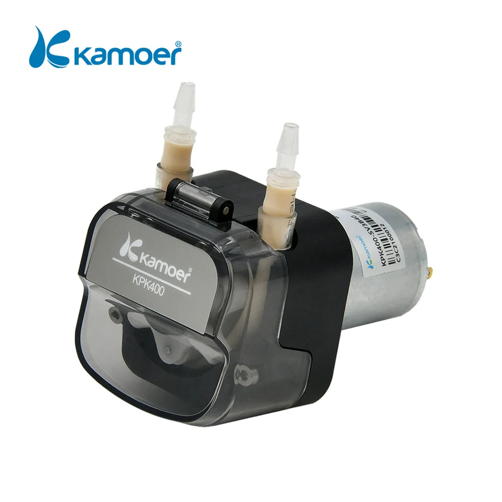 

Kamoer 400ml/min KPK400 High Flow Peristaltic Pump 12V 24V DC Motor Self-priming Pump BPT Tubing Dosing Pump for Lab