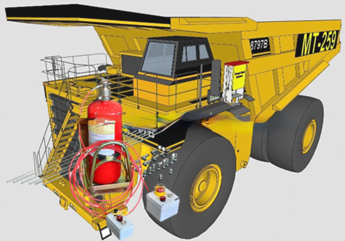 Heavy Off-Road Equipment Automatic Fire Suppression Systems