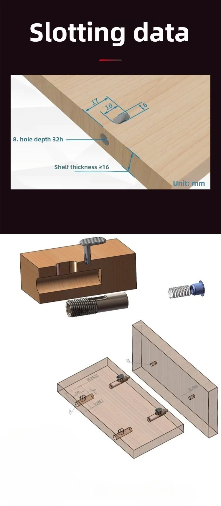 10/20 Stück Unsichtbarer Beweglicher Laminatverbinder mit Eingebauter Feder, Einfache Montage, Laminat-Stütze – Detail 5