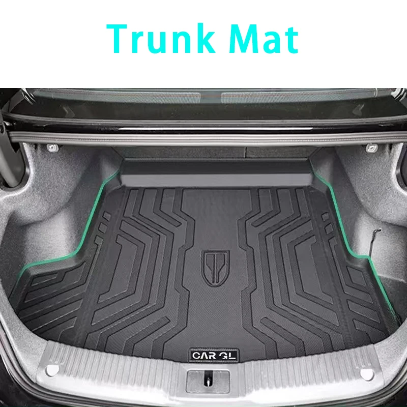 Car Rear Trunk Mats For Hongqi H6 2023 2024 2025 2026 2027 Waterproof Carpets Storage Pad Cargo Liner Cover Mud Auto Accessories