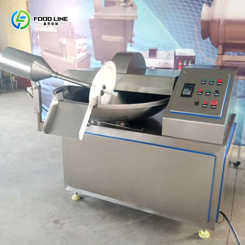 High Efficiency Meat Bone Chopping Machine Energy Saving Diced Cook Meat Chopper Machine customize
