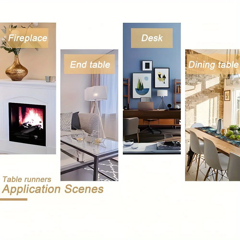 Festive Evergreen Table Runner High Quality Fabric Essential Home Decor Versatile Design