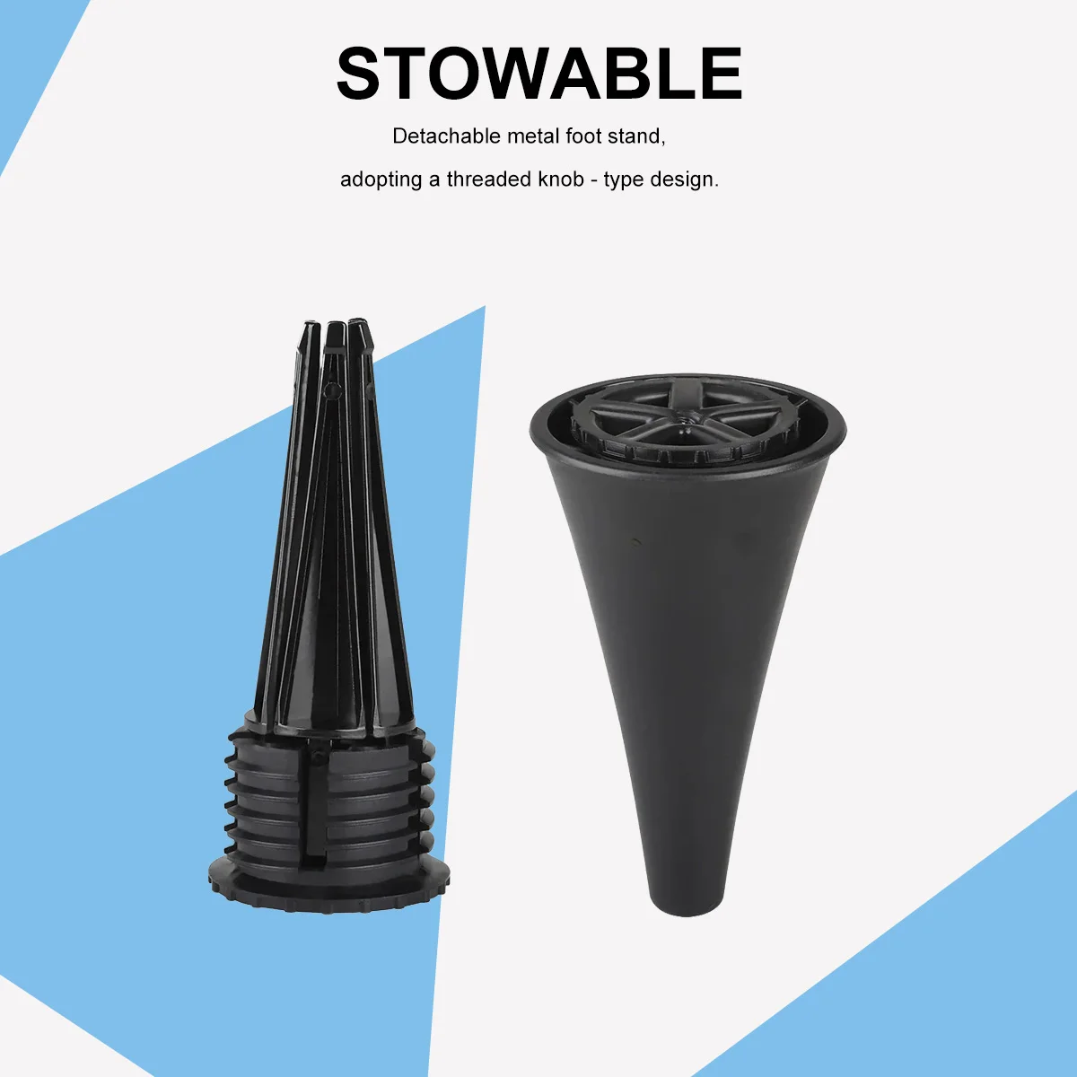 휴대용 접이식 클라리넷 스탠드 - 목관 악기용 검정색 금속 홀더/브래킷