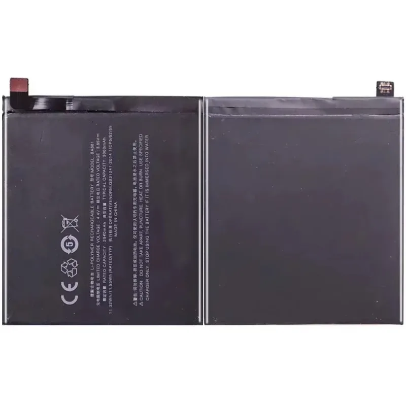 3.85V 3000mAh BA881 Hihg Quality Replacement Mobile Phone Battery For Meizu 15 M881M M881Q