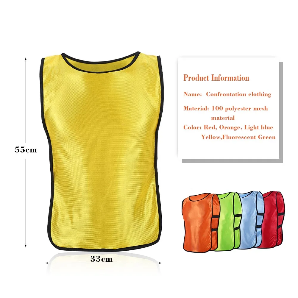 Children Sport Vest 5Colors Children Waistcoat Vest Jacket for Outdoor Sports Football Training