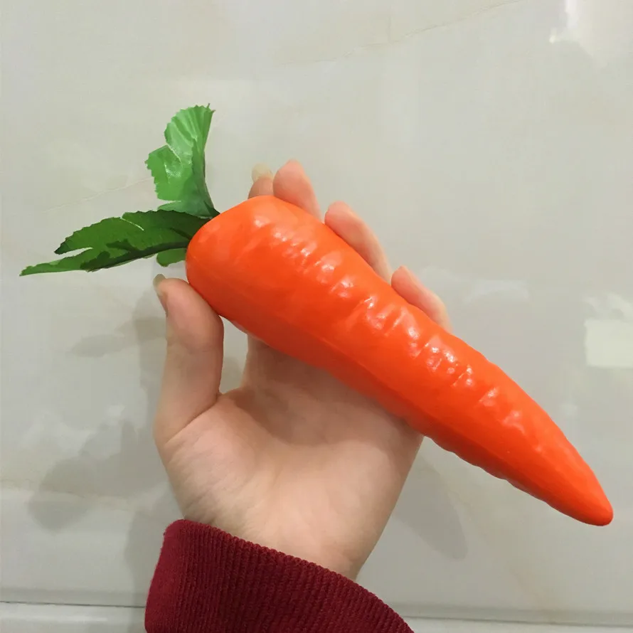 Simulation Carrot False Fruit Vegetable Carrot Model Home Decoration Craft Jewelry Props