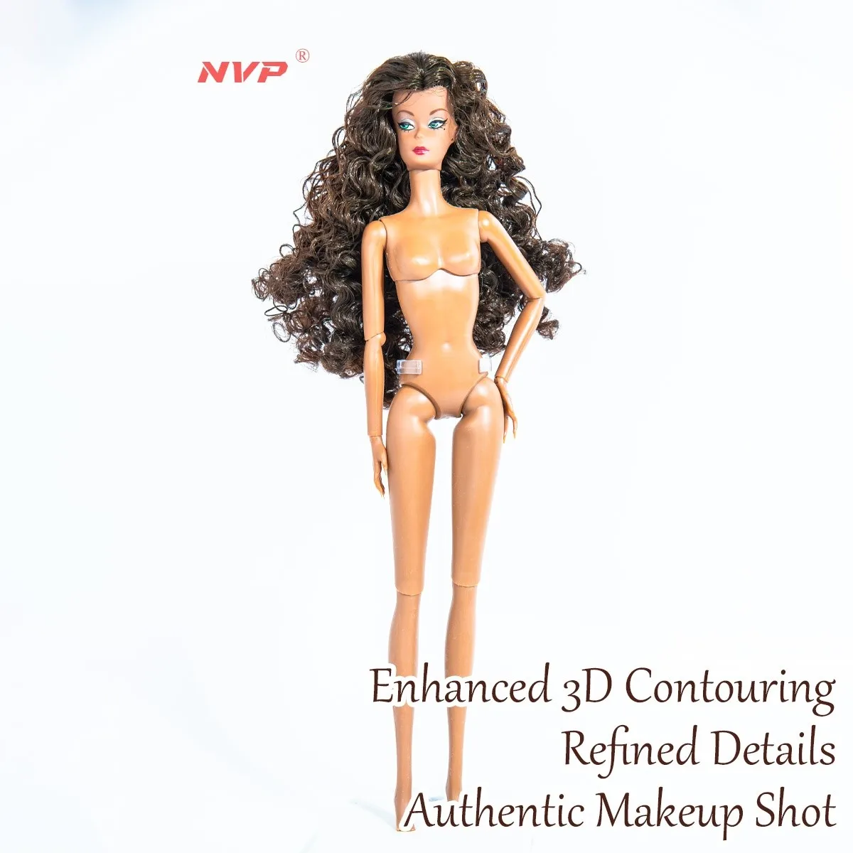 

12,6-дюймовая реалистичная коллекционная кукла BJD — модная модель куклы с шаровым шарниром и 12 шарнирами для рукоделия (без одежды)