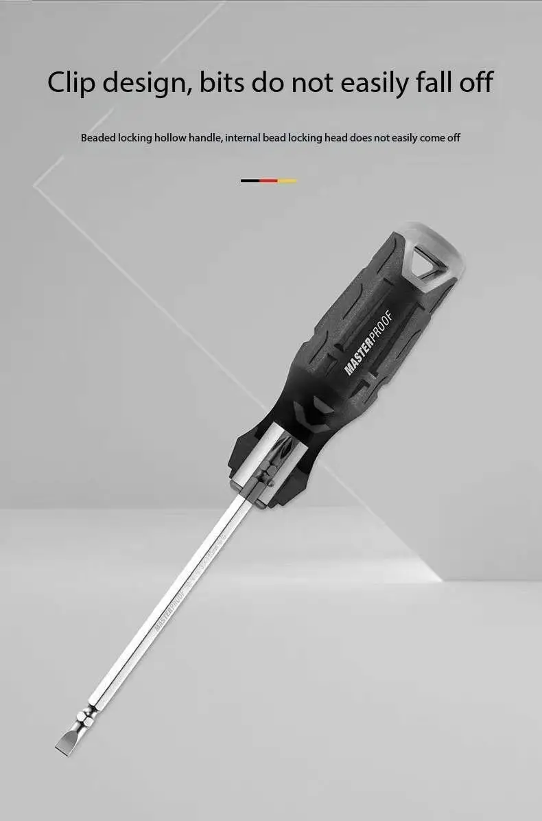 

Отвертка с двумя головками, многофункциональная двойного назначения, плоская и крестовая отвертка 2-в-1, большого размера