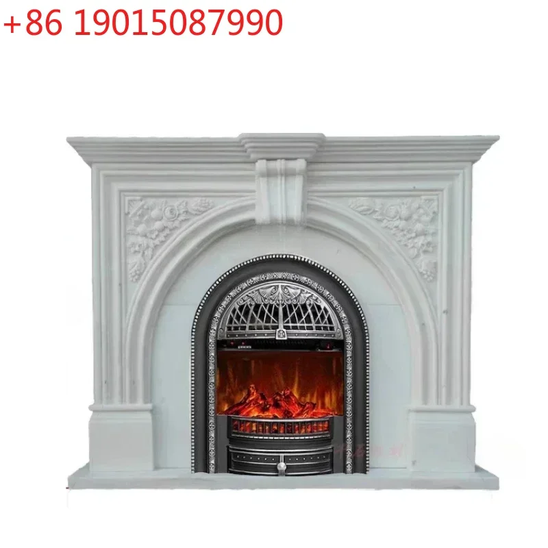 

Marble stone carving fireplace American European carved French living room natural stone fireplace decorative cabinet