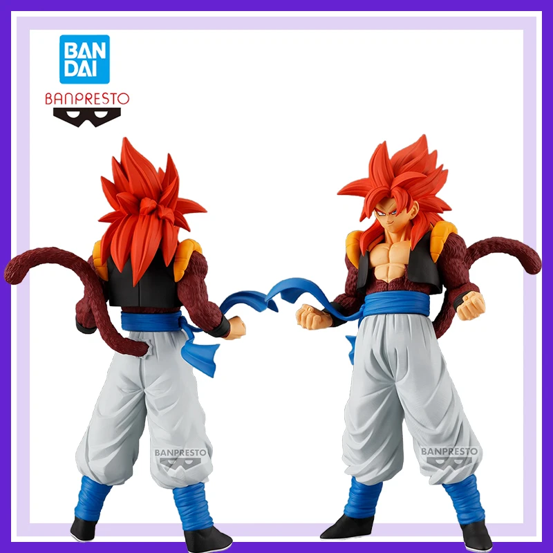 Bandai Banpresto Original Dragon Ball Gt Solid Edge Works Deployment Gogeta Anime Action Figures Model Ornaments Decoration Toy