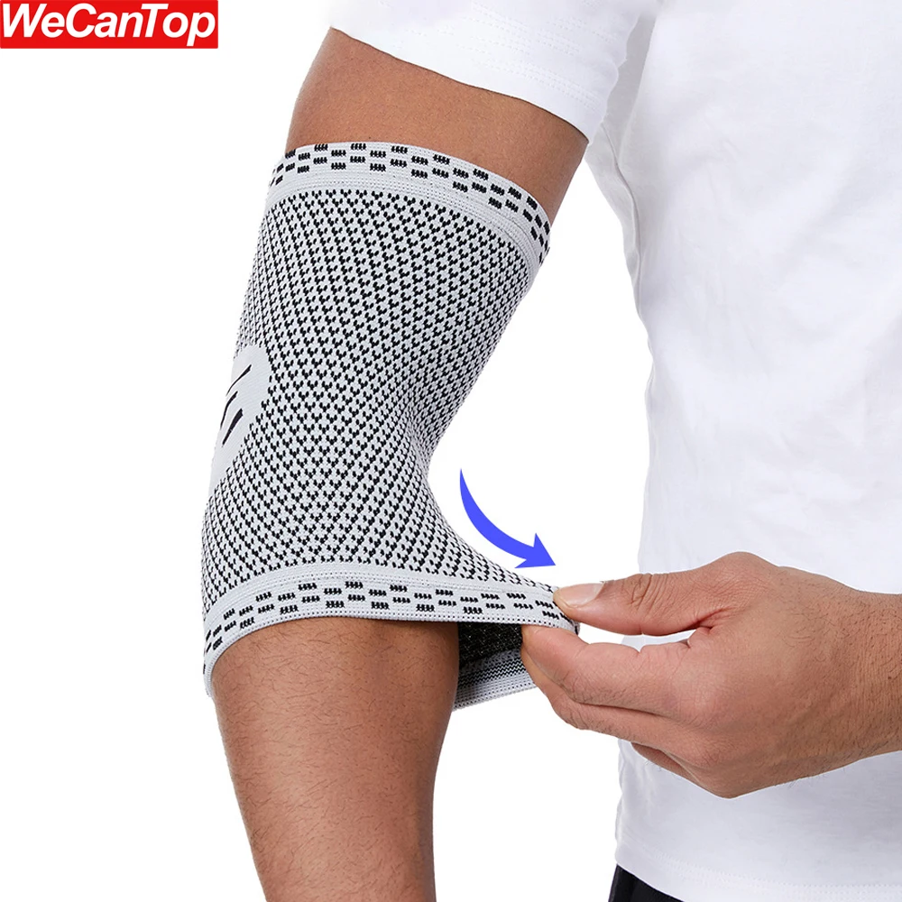 1 PCS Elbow Support Sleeve for Gym, Tennis & Golf - Compression Brace for Tendonitis Pain Relief & Injury Recovery - Unisex