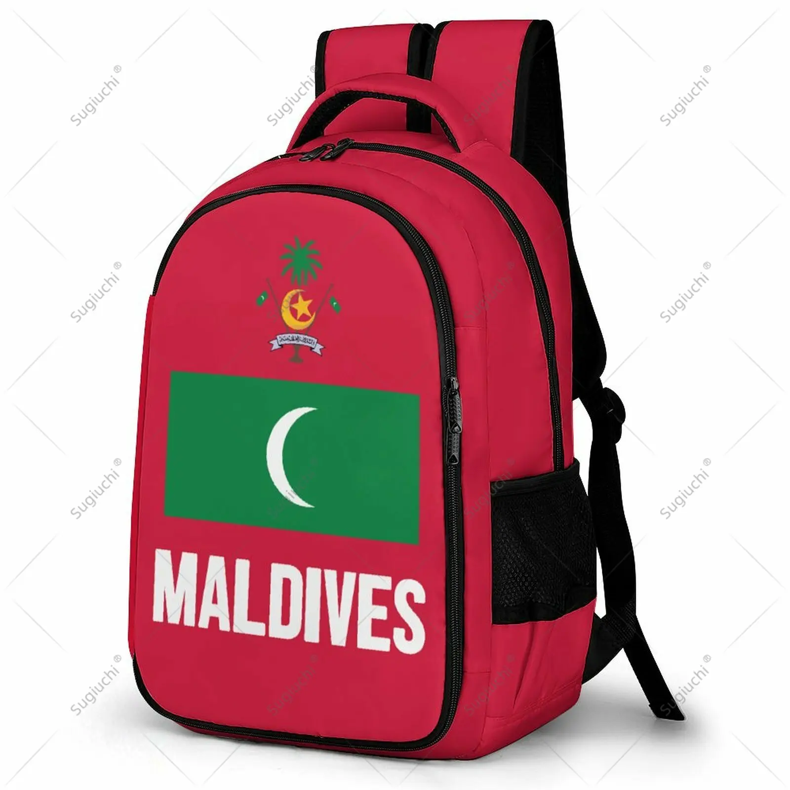 

Backpack Maldives Flag Student Schoolbag Smart Business Travel Leisure Backpack Laptop Back Pack Office Work Bag