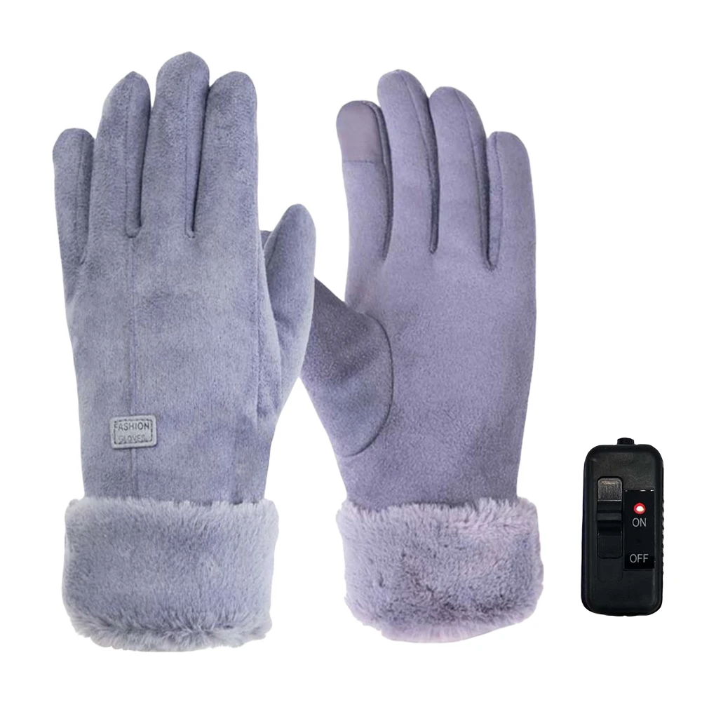 AliExpress APWIKOGER Electric Warm Gloves 3 Gear Adjustment Winter Thermal Cycling Gloves Windproof Motorbike Racing Riding Gloves Touch Screen