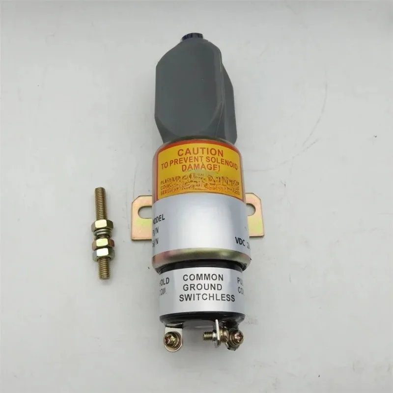 3864274 24V  Shutoff Solenoid Valve 1751-2467UIB1S5A SA-3933-24 Generator Engine Stop Solenoid