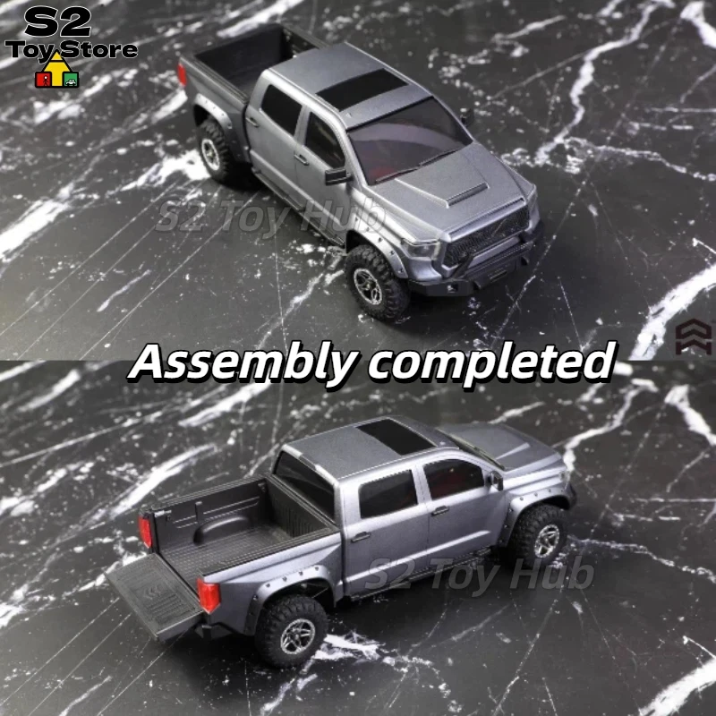 Modelo Orlando Hunter P02 1/32, Kit de Crawler RC, Camioneta Todoterreno Tundra, Suspensión Delantera Independiente, Carrocería Pintada