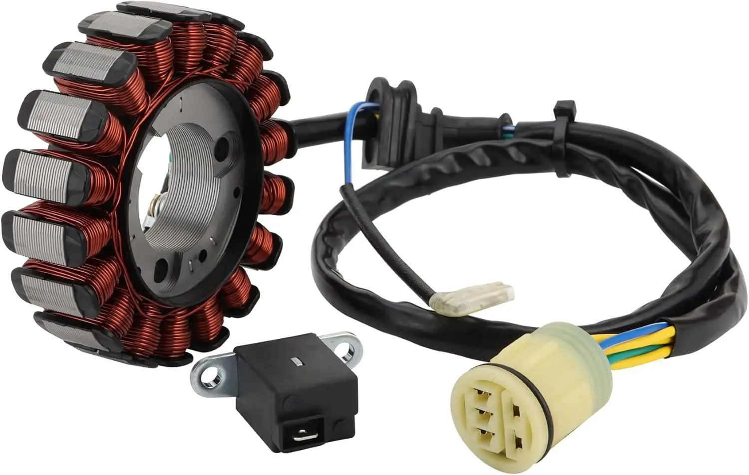 18 Coil Stator Magneto for Honda FourTrax 350 Rancher ES TRX350TM TRX350FM TRX350TE TRX350FE ATV 31120-HN5-M01 31120-HN5-671