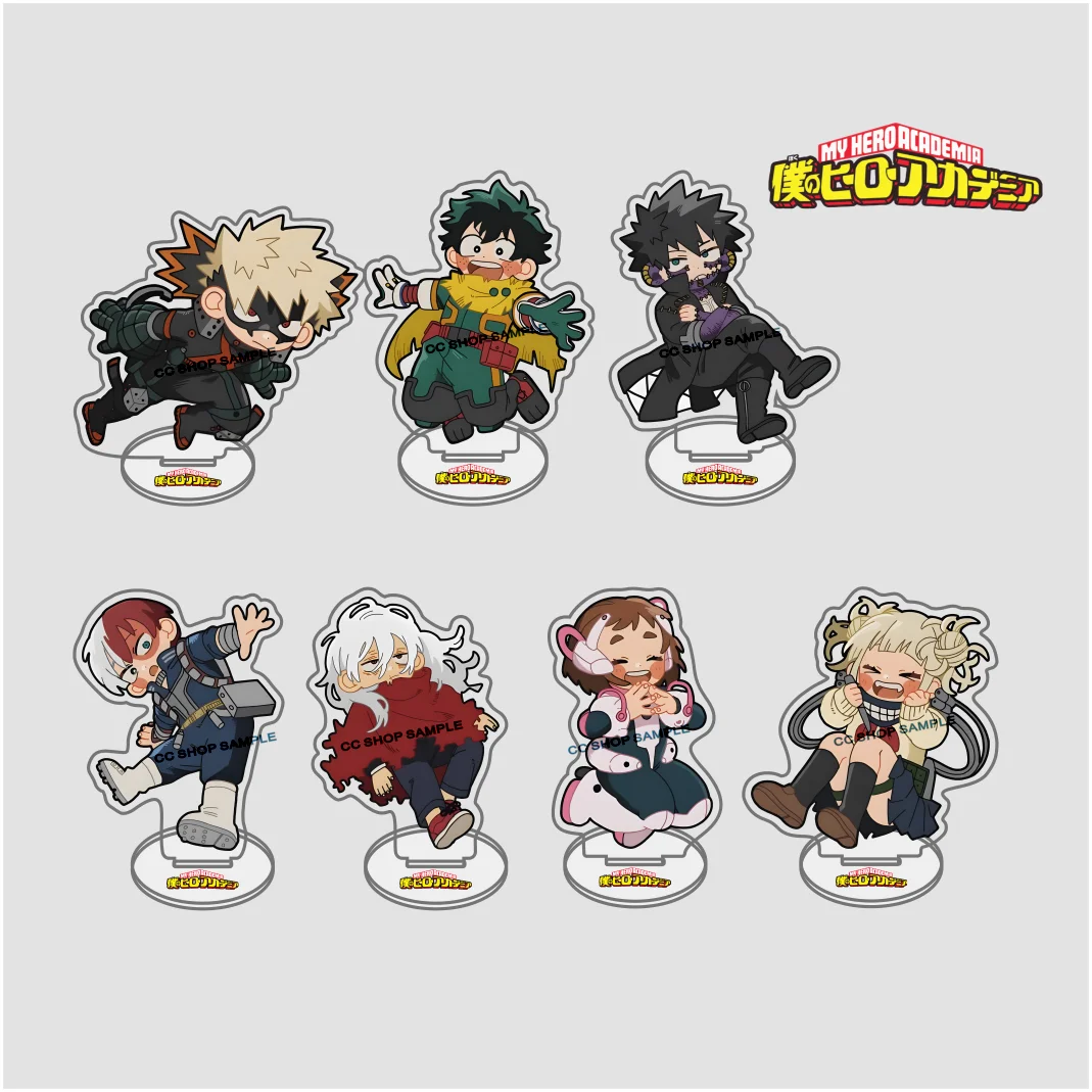 My Hero Academia MHA Izuku Midoriya Q Anime Acrylic Stand Key Chain 10CM Desk Decor Multiple Character Designs Collectible Gift