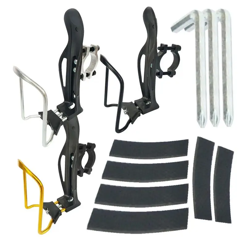 

Bikes Water Bottle Holder Aluminum Alloy Water Bottle Holder Waterproof Stable Water Bottle Cages With Screws Rustproof Cycling