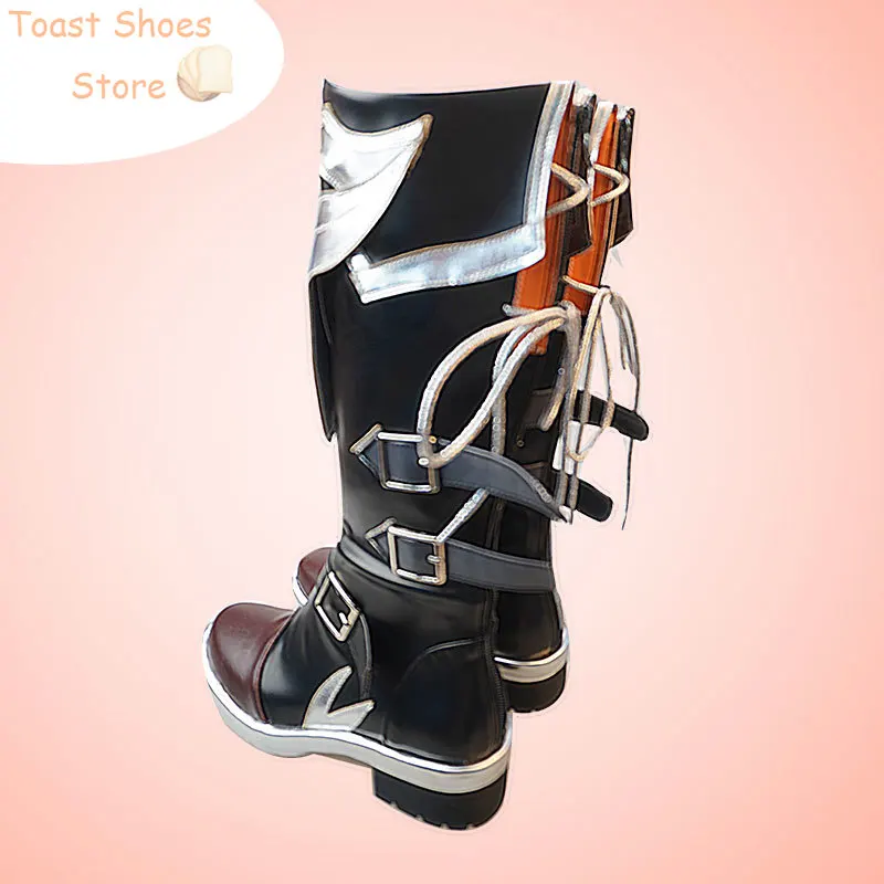 Diluc Cosplay Shoes GenshinImpact Cosplay Prop Halloween Carnival Boots Costume Prop