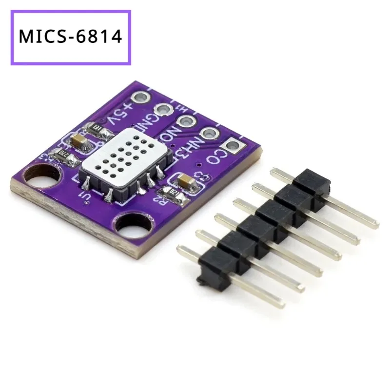 MICS-6814 Gas Sensor Carbon Monoxide CO VOC NO2 NH3 Nitrogen Oxygen Air Quality Detection Numerical Sensor Module for Arduino