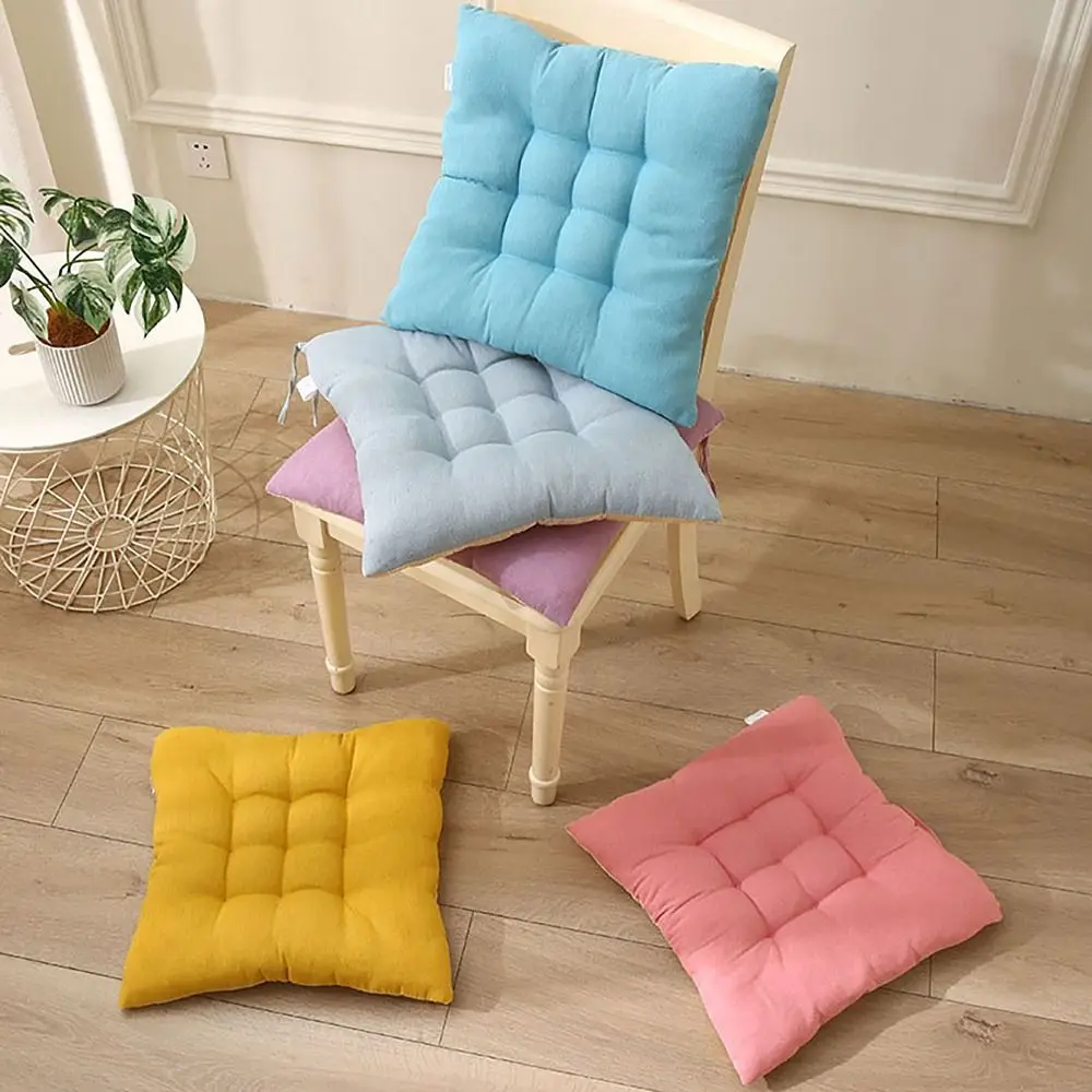 Comfortable 40*40 CM Dining Chair Seat Cushion Non-slip Printed Cushion Thicken Back Cushion Student Office Canteen