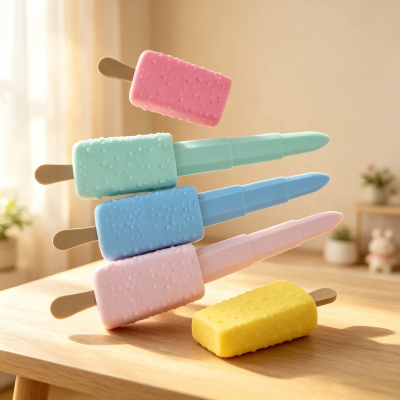 1 Creative Retractable Popsicle-shaped Ornament, Multiple Colors Available, Stress Relief Tool