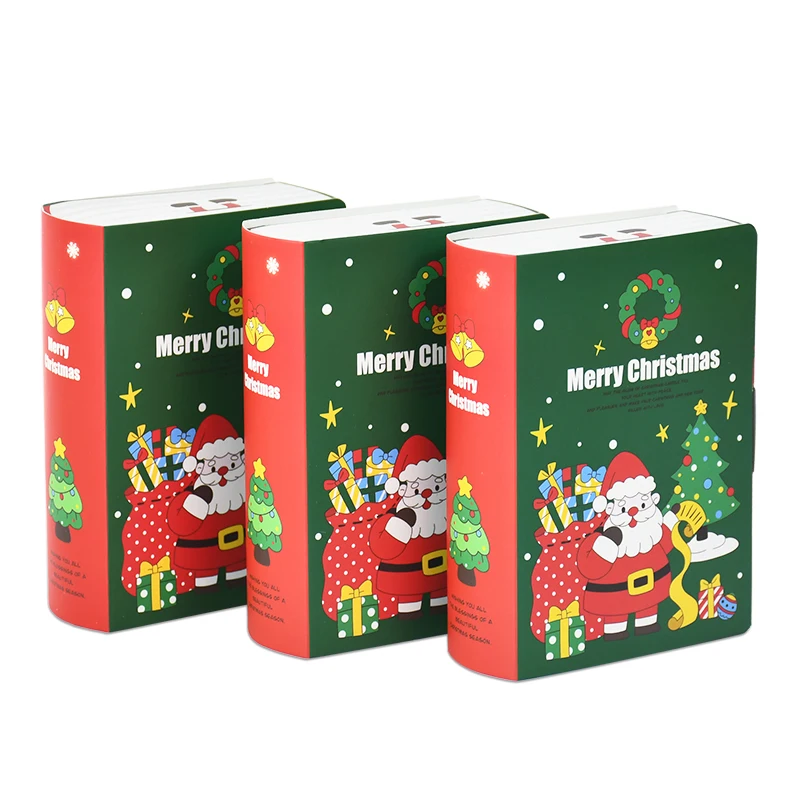 5 stücke Weihnachten Buch Form Candy Box Cartoon Santa Claus Schokolade Geschenk Box Frohe Weihnachten Party Dekoration Für Neue Jahr Navidad