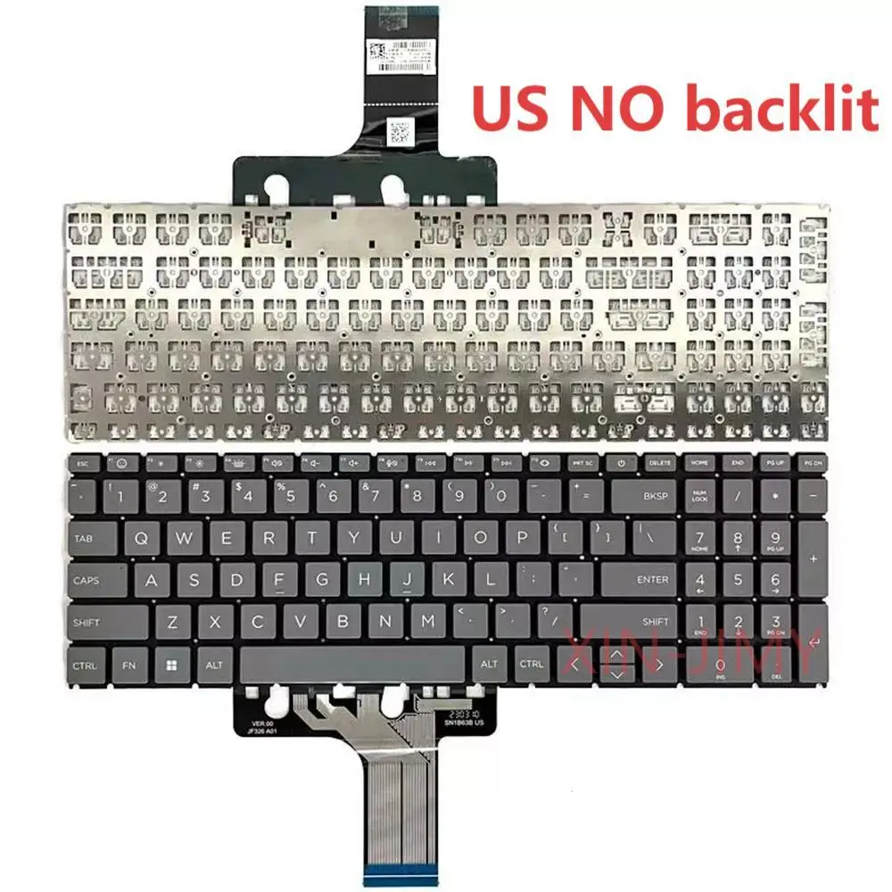 

250 G10 Latin/US/Russian backlit keyboard for HP 250 G10,255 G10 laptop Gray RU